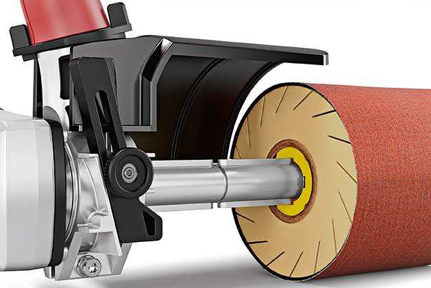 Flex Satiniermaschine 433438 BSE 14-3 100 Set 230V Werkzeugaufnahme 19mm max. 125mm max. 100mm