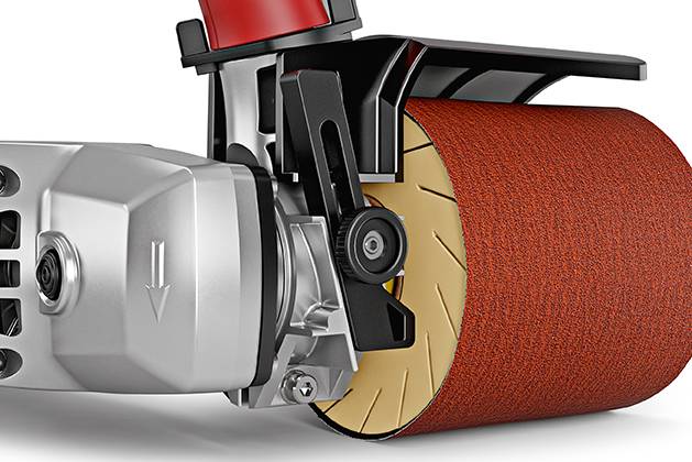 Flex Satiniermaschine 433438 BSE 14-3 100 Set 230V Werkzeugaufnahme 19mm max. 125mm max. 100mm