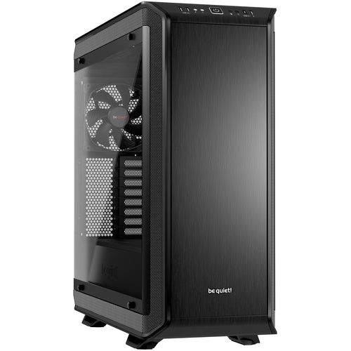 BeQuiet Dark Base Pro 900 Midi-Tower PC-Gehäuse, Gaming-Gehäuse Schwarz gedämmt, Für AIO Wasserkühlung geeignet, 3 vorinstallierte Lüfter, Seit