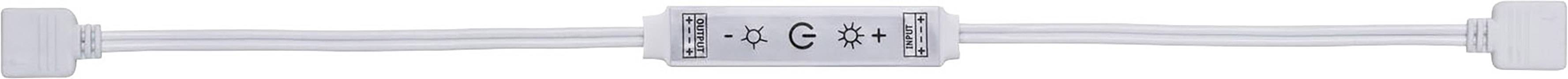 Paulmann 70914 YourLED Dimm-Schalt-Zwischenstecker 60 W (max) 12 V (max.) 12 V Kunststoff (B x H x T) 52 x 5.5 x 12 mm 1 St.