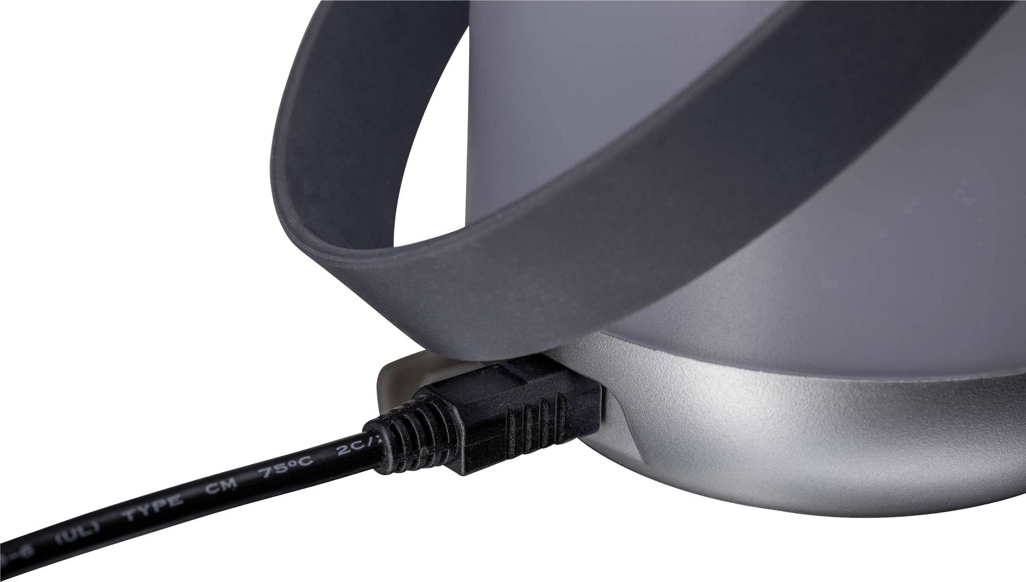 Paulmann 94210 Clutch LED-Außentischlampe 1.6W Warmweiß Grau