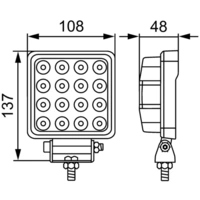 Hella Valuefit Arbeitsscheinwerfer 12 V, 24 V S2500 LED 1GA 357 106-022 Großflächige Geländeausleu Hella Valuefit Arbeitsscheinwerfer 12 V, 24 V S2500 LED 1GA 357 106-022 Großflächige Geländeausleu