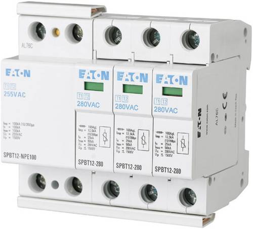 Eaton 158332 SPBT12-280-3+NPE Überspannungsschutz-Ableiter Überspannungsschutz für: Verteilerschra