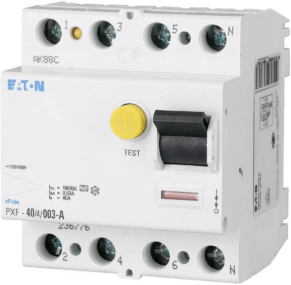 FI-Schutzschalter Fehlerstrom Schutzeinrichtungen Schutzschalter ECO-Line Typ A 25A 4-Pole 300mA 230//400V