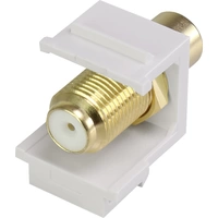 Renkforce RF-KS-RCAFG Cinch-Einbaumodul Keystone 1St. Renkforce RF-KS-RCAFG Cinch-Einbaumodul Keystone 1St.