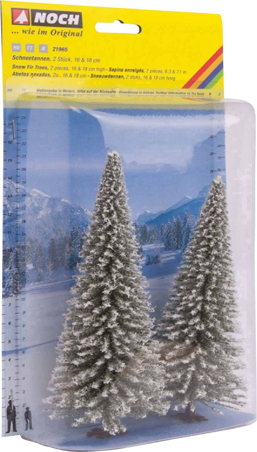 NOCH 21965 Baumpackung Schneetanne 180mm 2St.