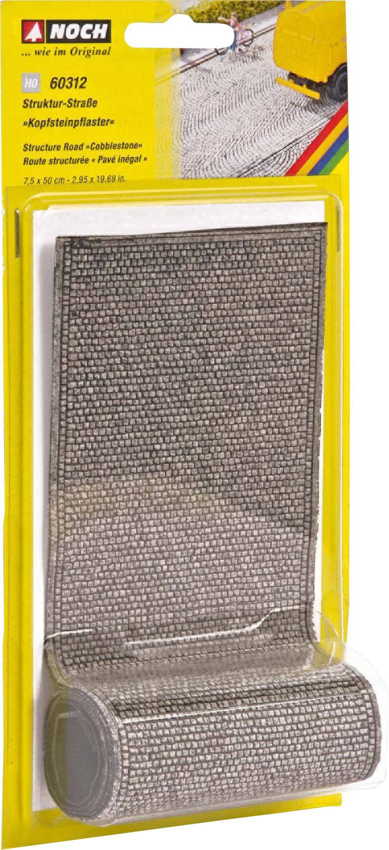 NOCH 60312 H0 Kopfsteinpflaster (L x B) 500mm x 75mm