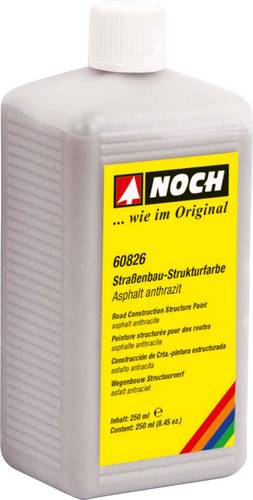 NOCH 60826 Modellbahn-Strukturfarbe Asphalt, Anthrazit 250 ml