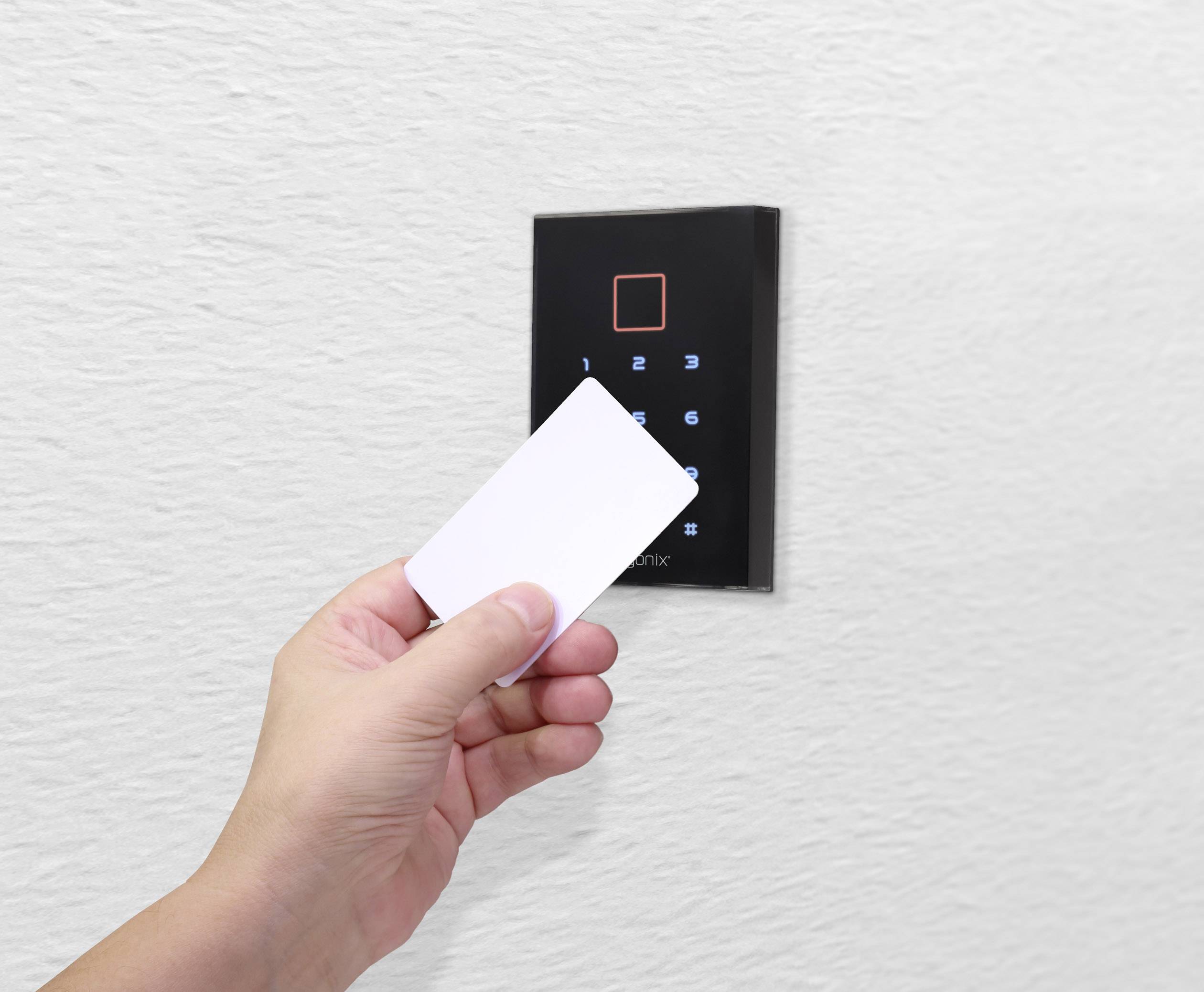 Sygonix SY-3435062 Codeschloss Oberflächenmontage 12 V/DC IP66 mit beleuchteter Tastatur, mit Touchscreen