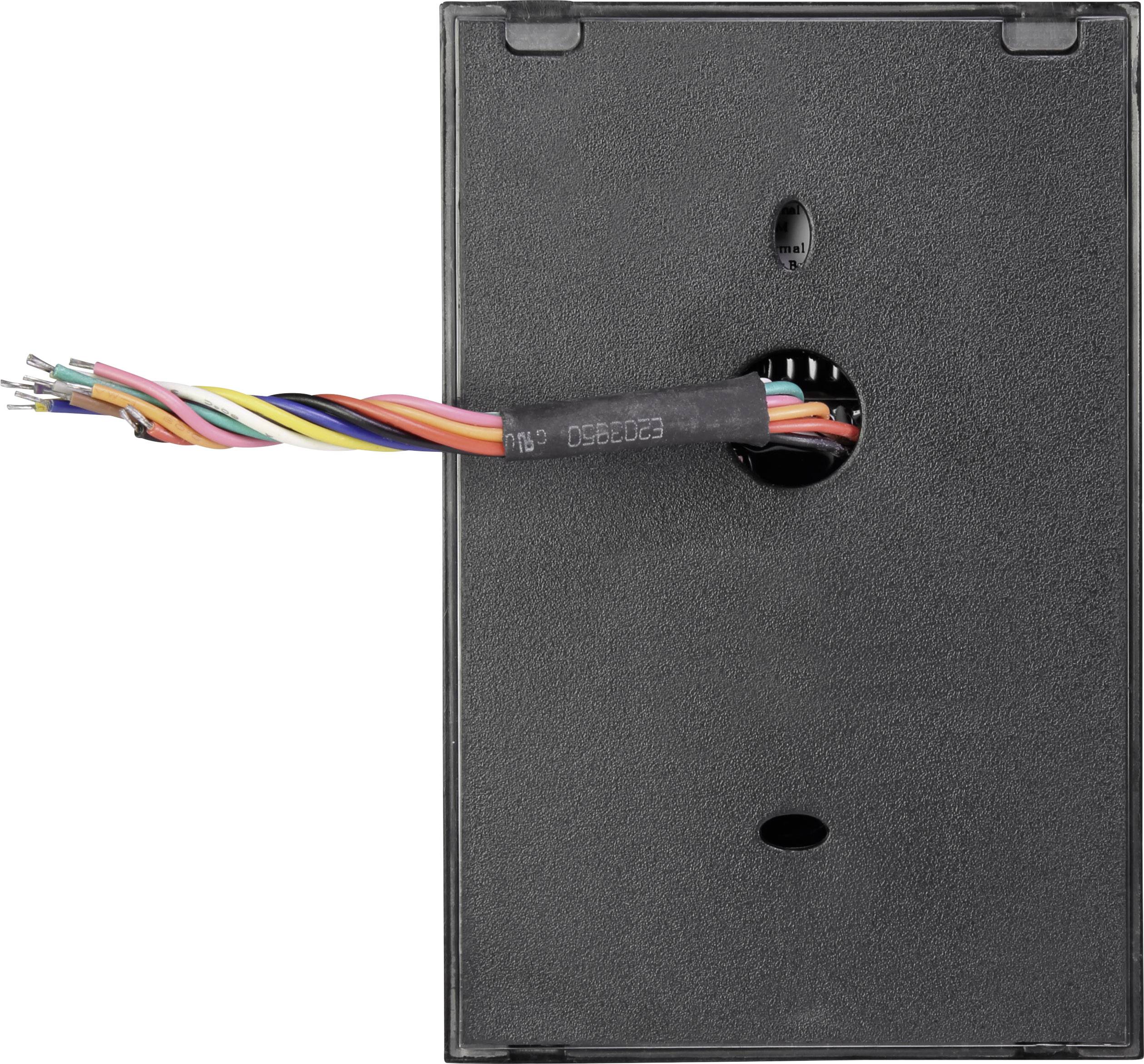 Sygonix SY-3435062 Codeschloss Oberflächenmontage 12 V/DC IP66 mit beleuchteter Tastatur, mit Touchscreen