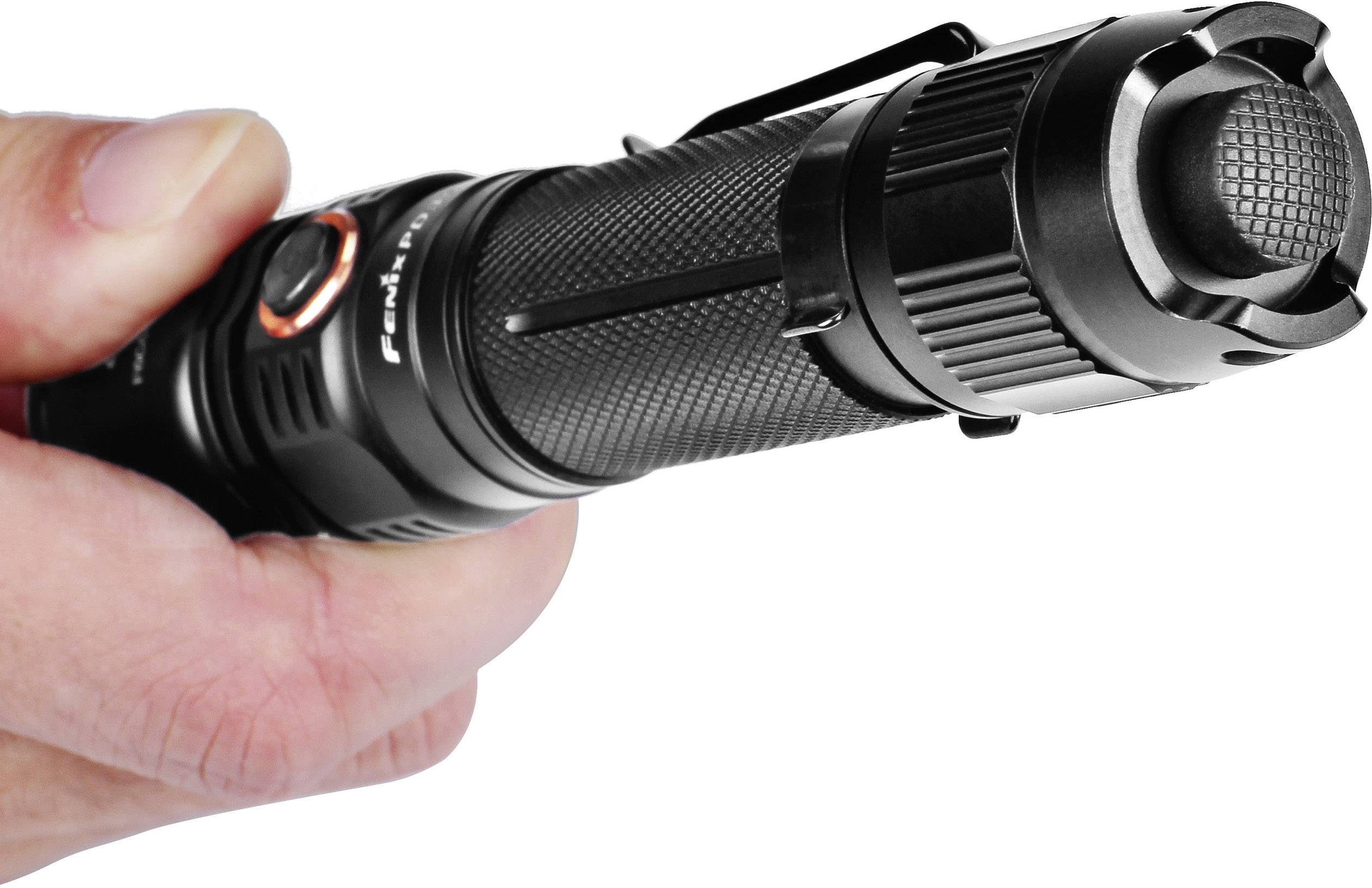 Fenix PD35 V2.0 LED Taschenlampe IP68 (wasserdicht), mit Gürtelclip, mit Handschlaufe, verstellbar akkubetrieben, batteriebetrieben 350 lm 39.50 h 88