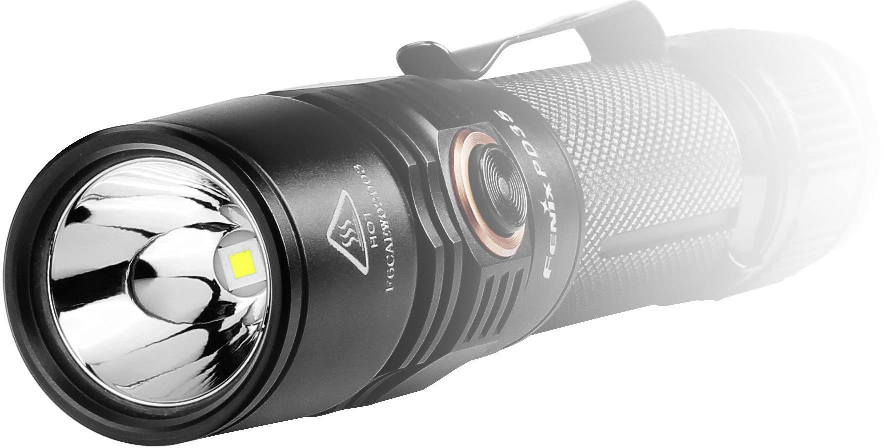 Fenix PD35 V2.0 LED Taschenlampe IP68 (wasserdicht), mit Gürtelclip, mit Handschlaufe, verstellbar akkubetrieben, batteriebetrieben 350 lm 39.50 h 88