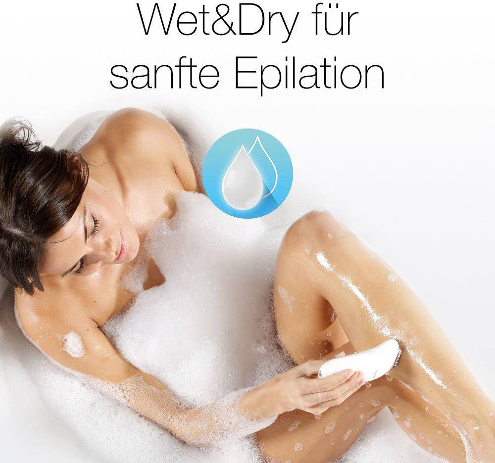 Braun Silk-épil 9-561 Epilierer Weiß, Bronze