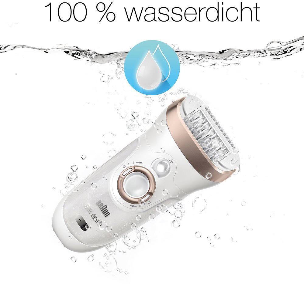 Braun Silk-épil 9-561 Epilierer Weiß, Bronze
