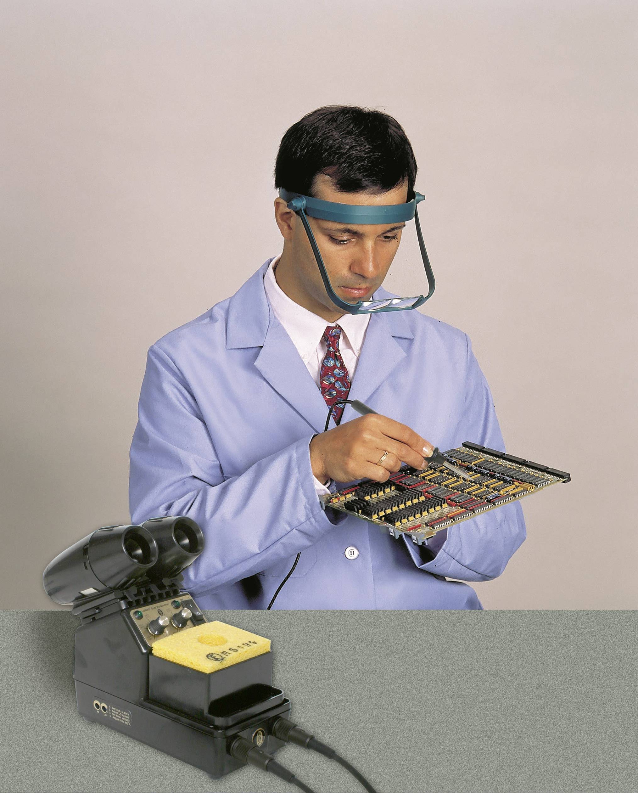 Edsyn MA 10 LS Kopflupe Vergrößerungsfaktor: 2.5 x Schwarz