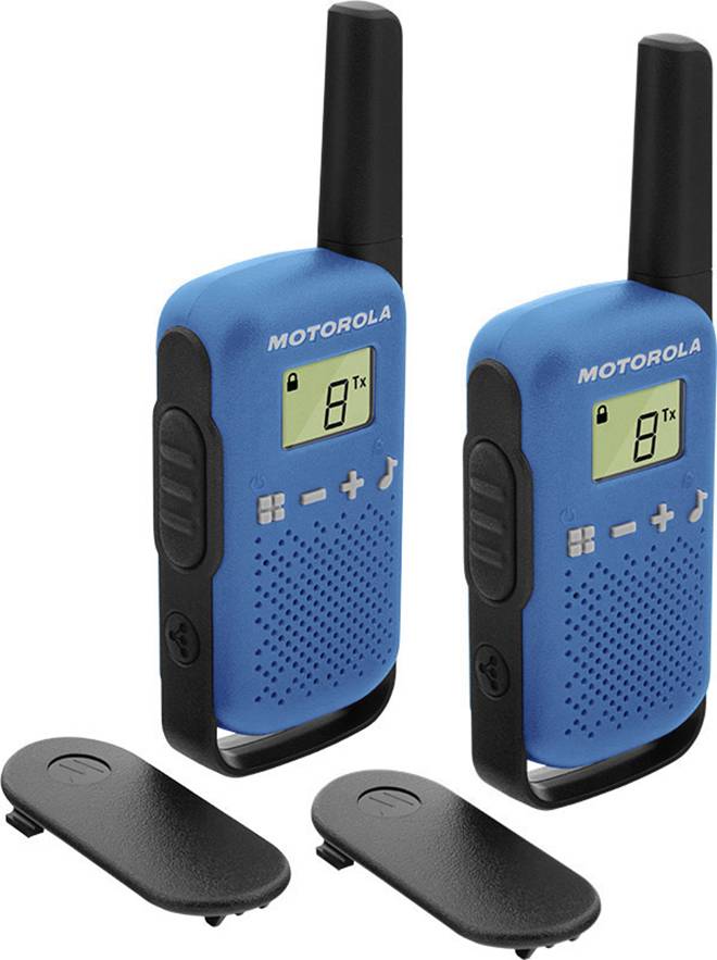Motorola Solutions TALKABOUT T42 blau PMR-Handfunkgerät 2er Set