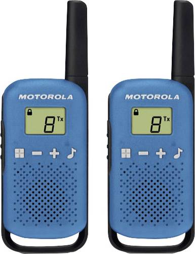 Motorola Solutions TALKABOUT T42 blau PMR Handfunkgerät 2er Set  - Onlineshop Voelkner
