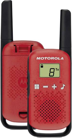 Motorola Solutions TALKABOUT T42 rot PMR-Handfunkgerät 2er Set