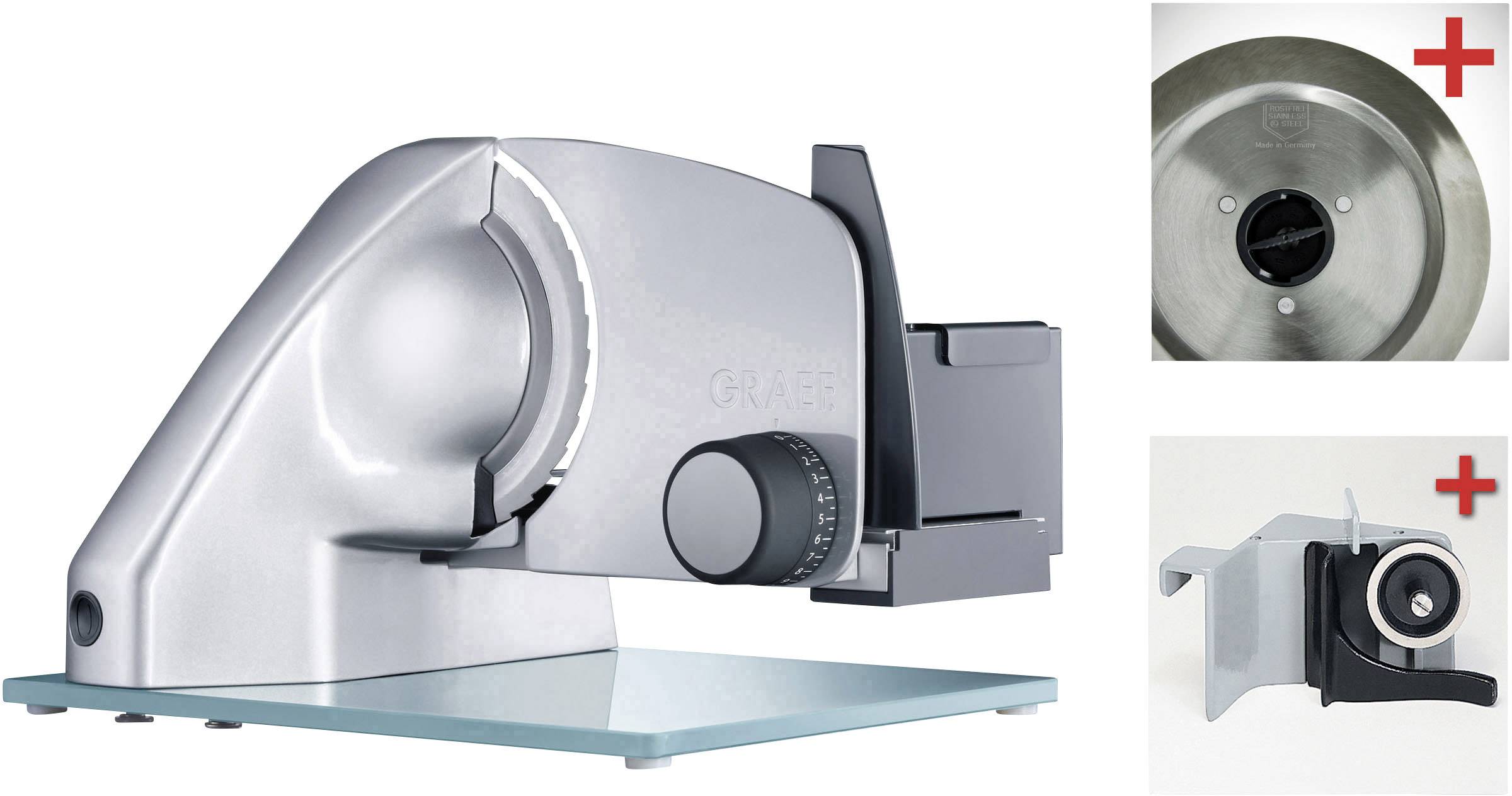 Graef VIVO V 24 - Kombi Allesschneider V24EU Silber