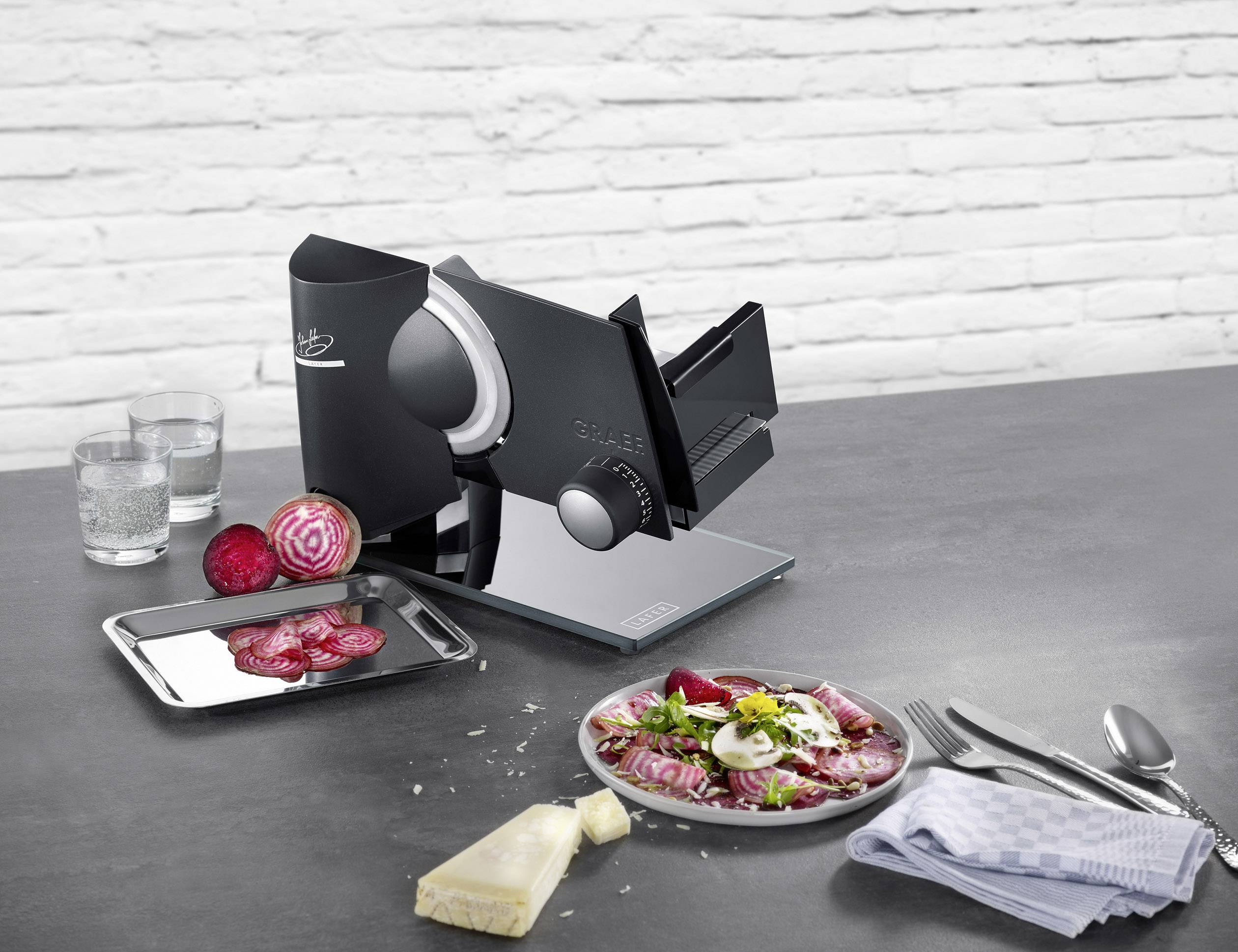Graef Premium Cut Lafer Edition Allesschneider S32116LAF Schwarz
