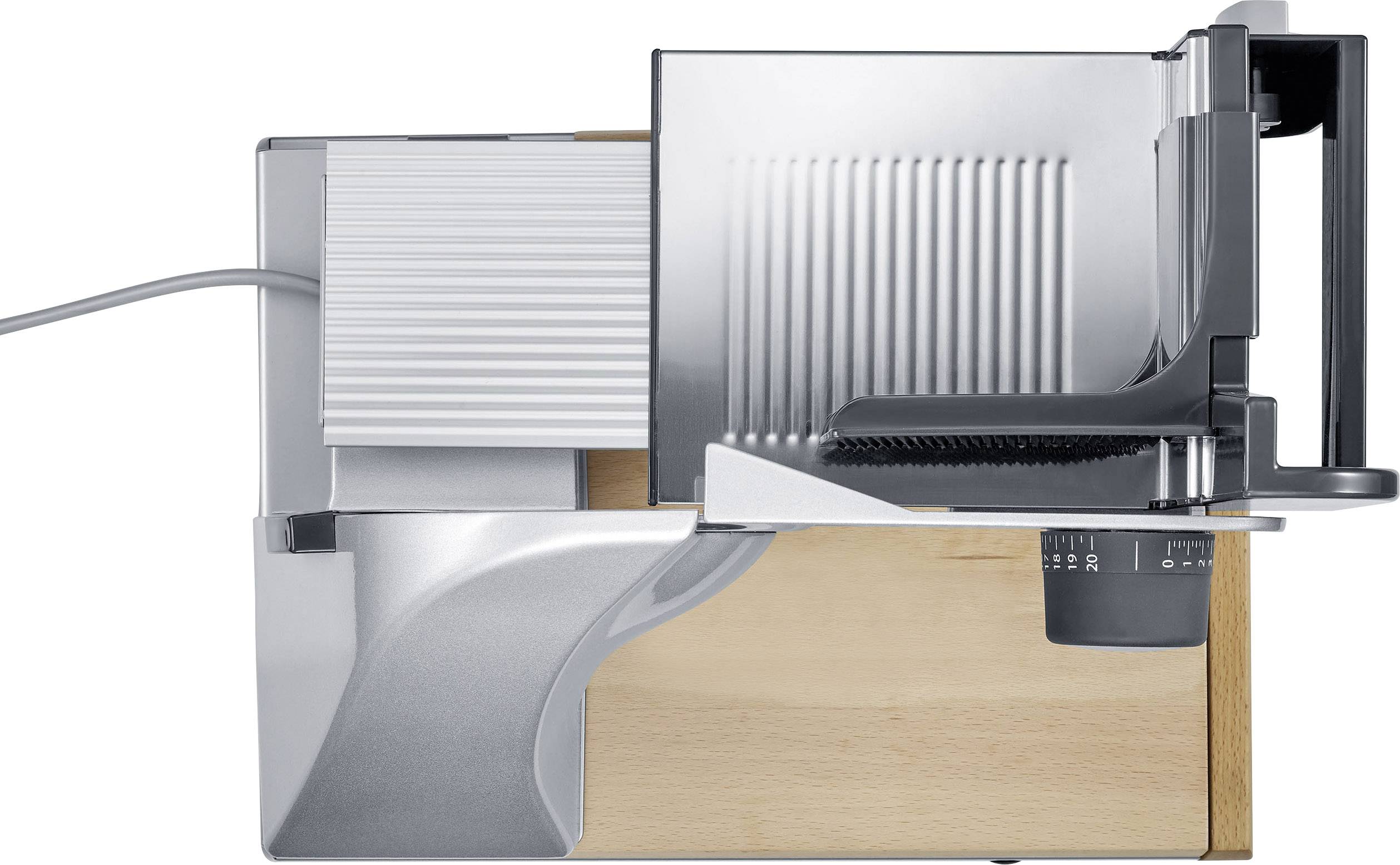 Graef Sliced Kitchen SKS 850 Allesschneider S85010 Silber, Holz