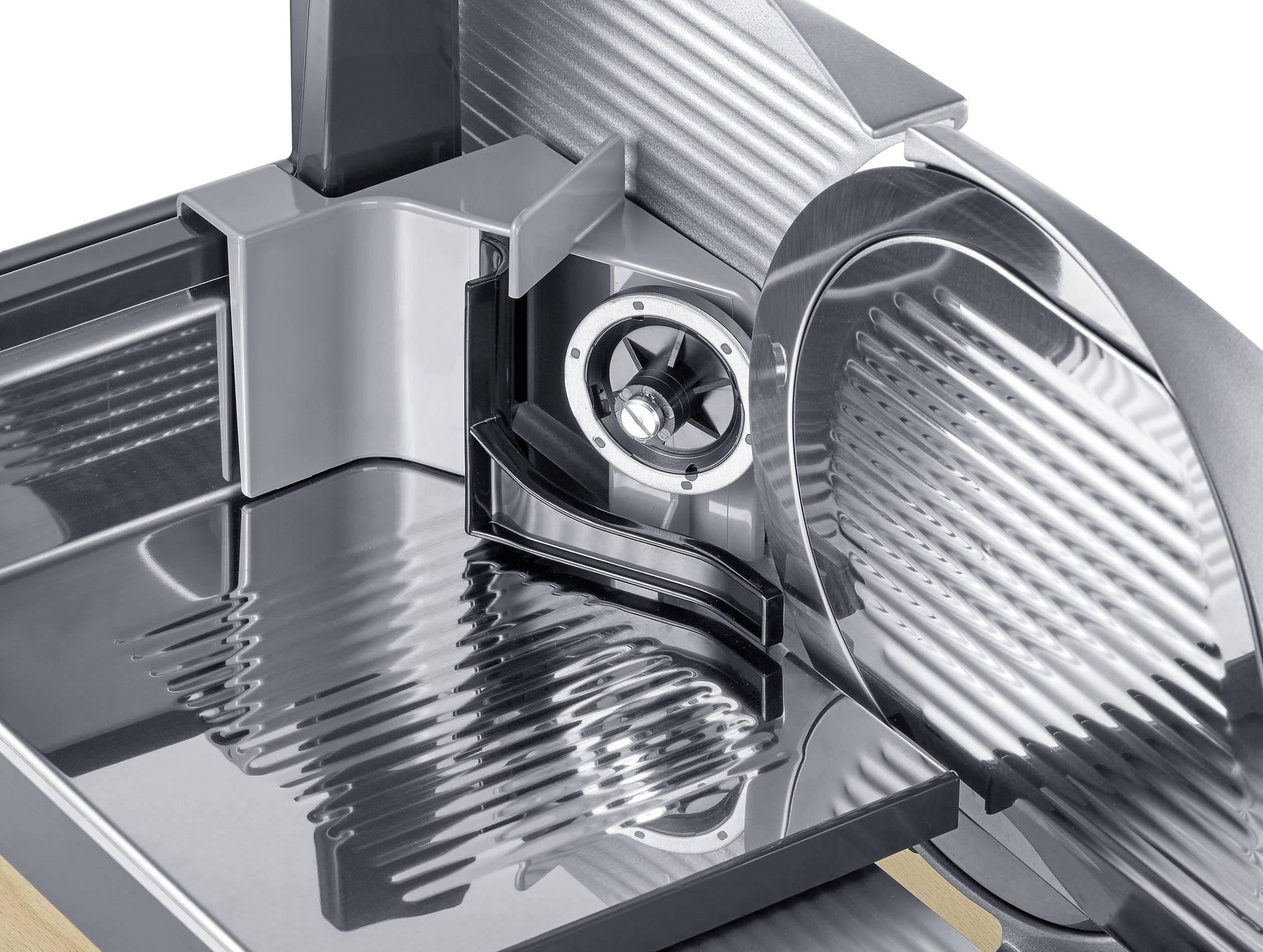 Graef Sliced Kitchen SKS 850 Allesschneider S85010 Silber, Holz