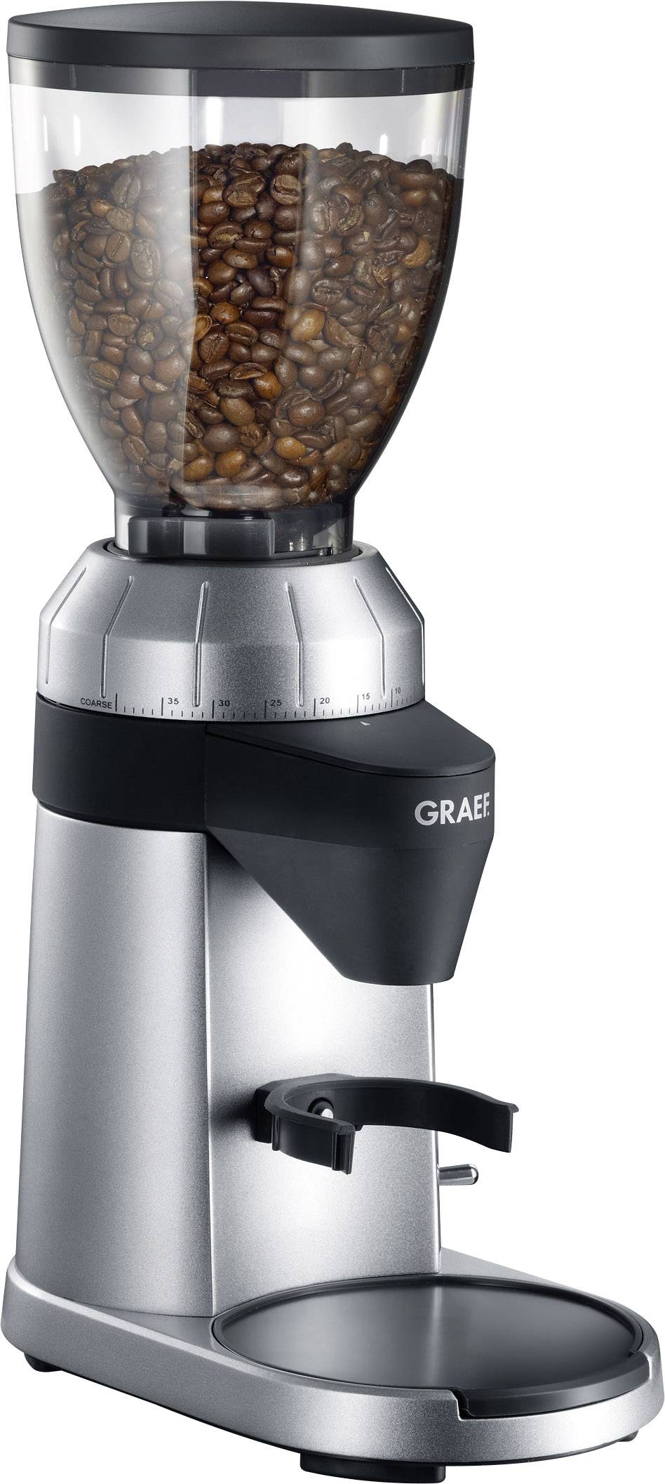 Graef CM800EU CM800EU Kaffeemühle Silber, Schwarz Stahl-Kegelmahlwerk