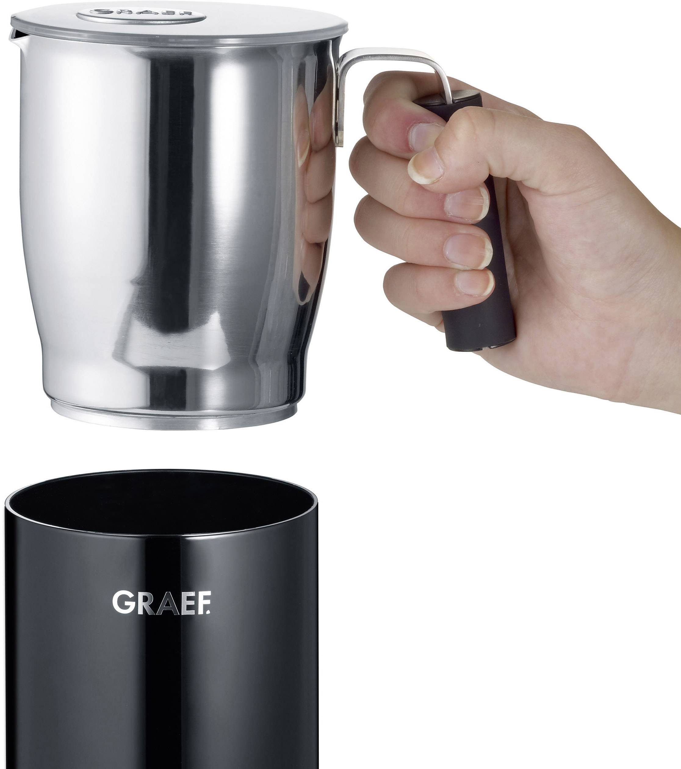 Graef MS702EU MS702EU Milchaufschäumer Schwarz 450W