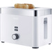 Graef TO61EU Toaster mit Brötchenaufsatz Weiß, Edelstahl