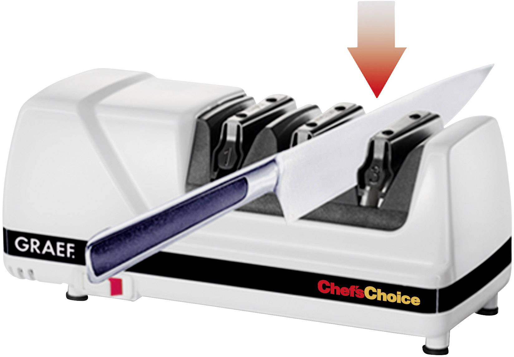 Graef CC120DE CC120DE Messerschärfer Weiß, Schwarz