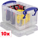 Really Useful Box Aufbewahrungsbox 0.3C Transparent 0.3l (B x H x T) 120 x 65 x 85mm 10St.