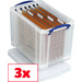 Really Useful Box Aufbewahrungsbox 19C Transparent 19l (B x H x T) 395 x 290 x 255mm 3St.