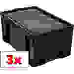 Really Useful Box Aufbewahrungsbox 64BK Schwarz 64l (B x H x T) 710 x 440 x 310mm 3St.