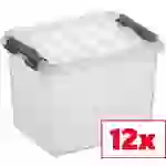Helit Aufbewahrungsbox Sunware Q-line Transparent 3l (B x H x T) 150 x 140 x 200mm 12St. Helit Aufbewahrungsbox Sunware Q-line Transparent 3l (B x H x T) 150 x 140 x 200mm 12St.