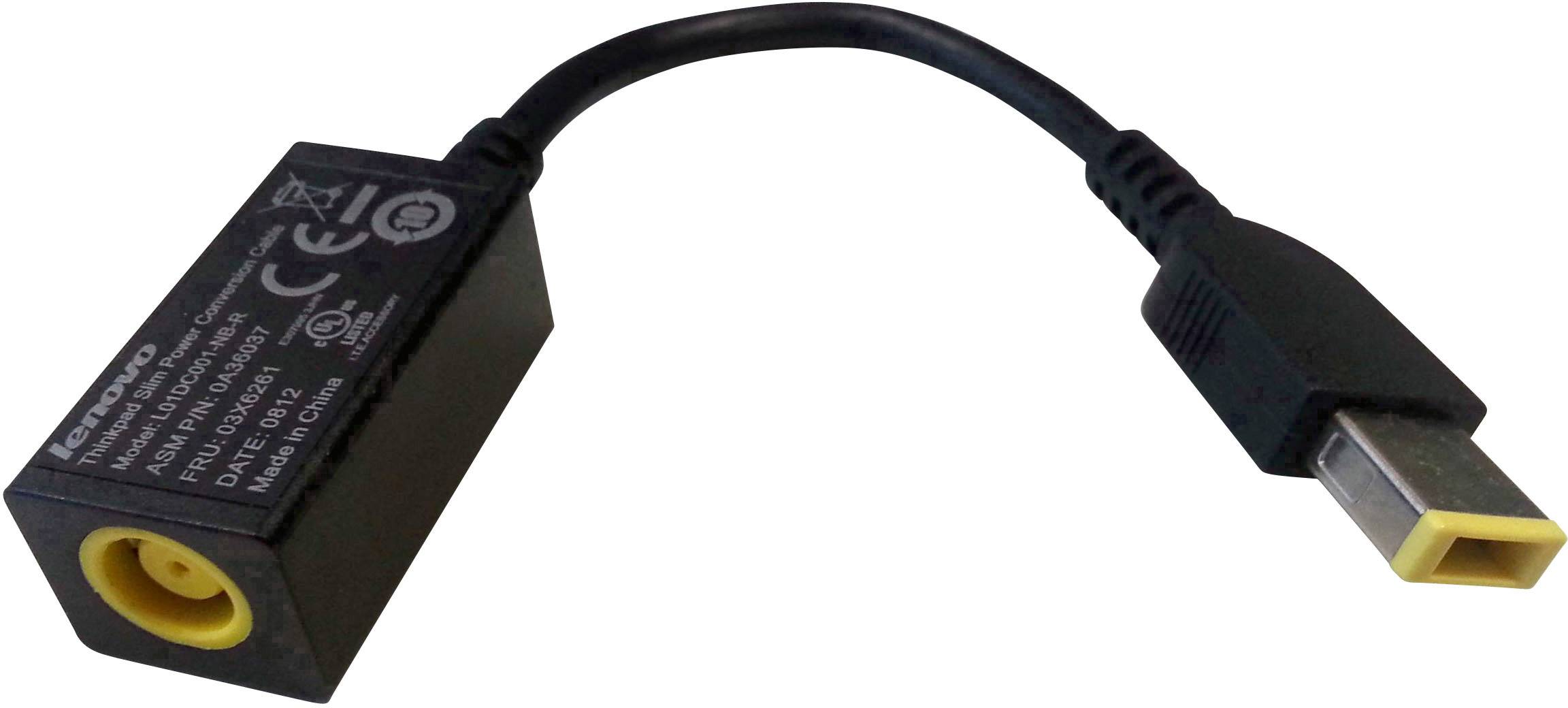 Lenovo Strom Anschlusskabel ThinkPad Slim Power Conversion Cable Schwarz