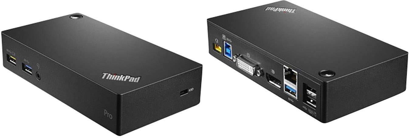 Lenovo Notebook Dockingstation ThinkPad USB3.0 Pro dock - EU Passend für Marke Dockingstations: Lenovo Thinkpad inkl. Ladefunktion