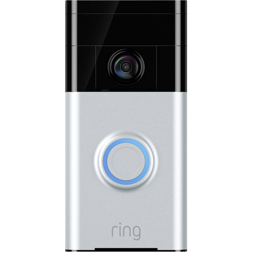Ring 8VR1S5-SEU0 IP-Video-Türsprechanlage WLAN Außeneinheit 1 Familienhaus Satin-Nickel