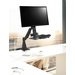 SpeaKa Professional SP-6873608 Ergofit Workstation Sit-Stand Sitz-Steh-Schreibtischaufsatz Schwarz