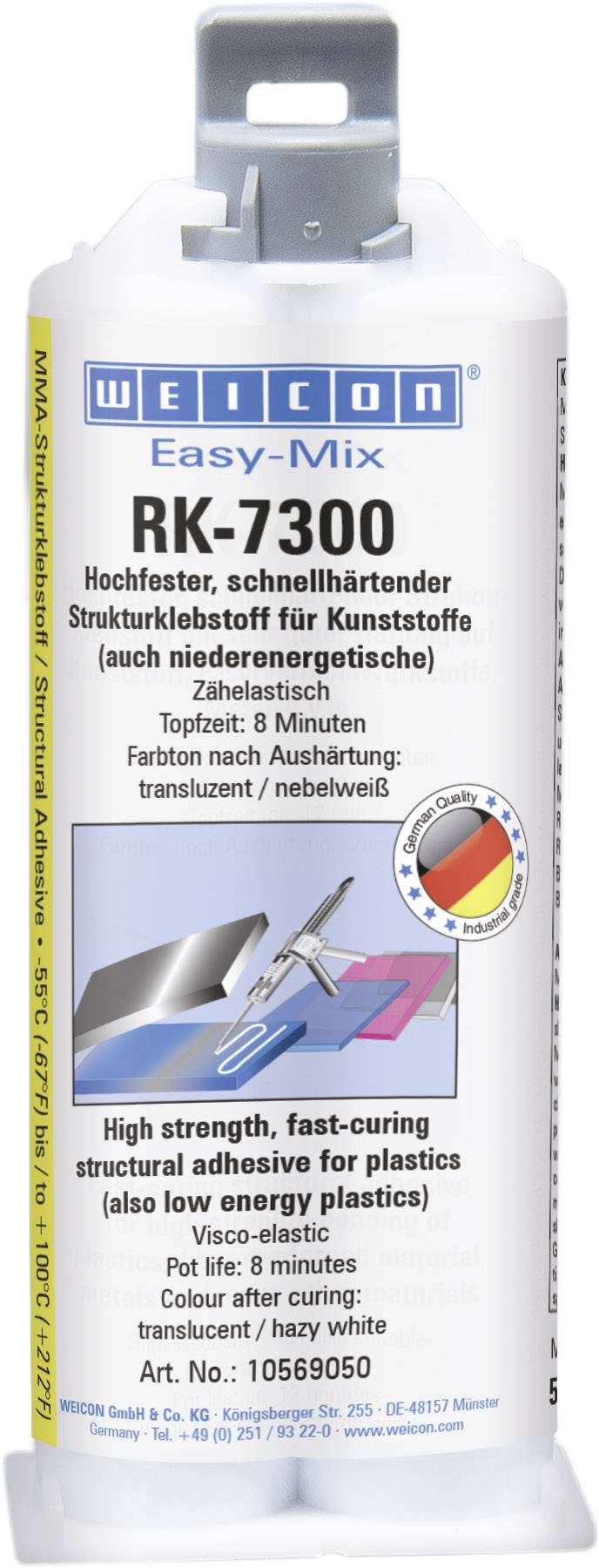 WEICON Easy-Mix RK-7300 Zwei-Komponentenkleber 10047457 50g