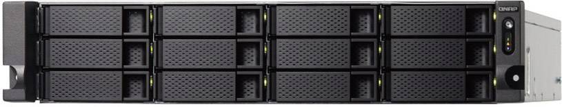 QNAP TS-1273U-RP NAS-Server Gehäuse 12 Bay 2x M.2 Steckplatz TS-1273U-RP-8G