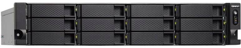 QNAP TS-1273U-RP NAS-Server Gehäuse 12 Bay 2x M.2 Steckplatz TS-1273U-RP-8G