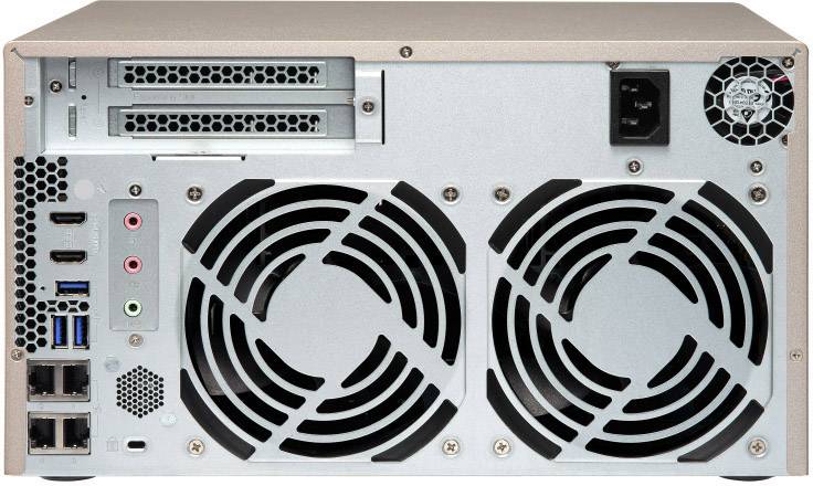 QNAP TVS-873E NAS-Server Gehäuse 8 Bay 2x M.2 Steckplatz TVS-873E-8G