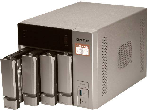 QNAP TVS-473E NAS-Server Gehäuse  4 Bay 2x M.2 Steckplatz TVS-473E-4G