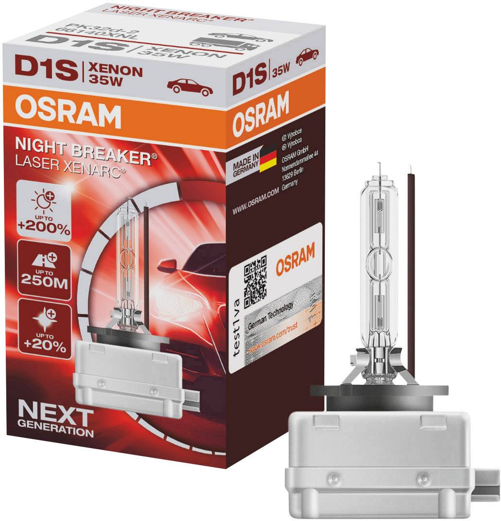 OSRAM 66140XNL Xenon Leuchtmittel Xenarc Night Breaker® Laser D1S 35 W 85 V