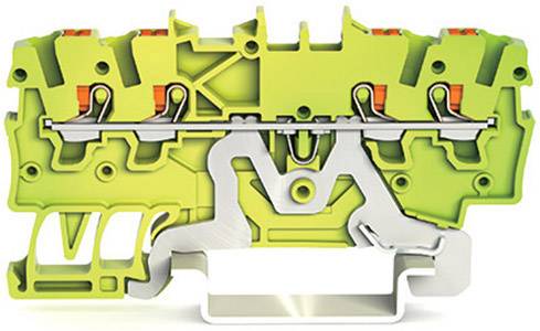 WAGO 2200-1407 Schutzleiterklemme 3.50mm Push-In-Klemme Grün, Gelb 100St.