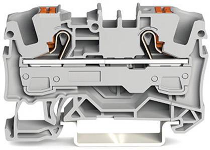WAGO 2206-1201 Durchgangsklemme 7.50 mm Push-In-Klemme Grau 1 St.