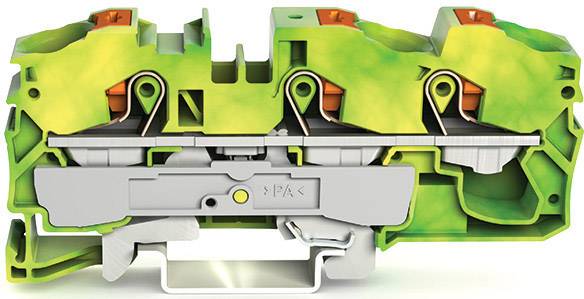 WAGO 2216-1307 Schutzleiterklemme 12mm Push-In-Klemme Grün, Gelb 20St.