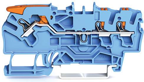 WAGO 2102-5304 Durchgangsklemme 5.20mm Push-In-Klemme Blau 50St. | voelkner