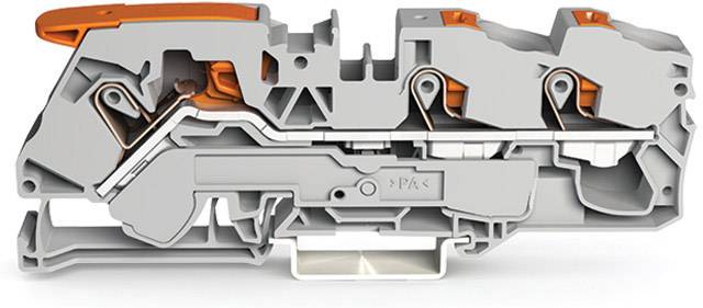 WAGO 2116-5301 Durchgangsklemme 12mm Grau 20St.