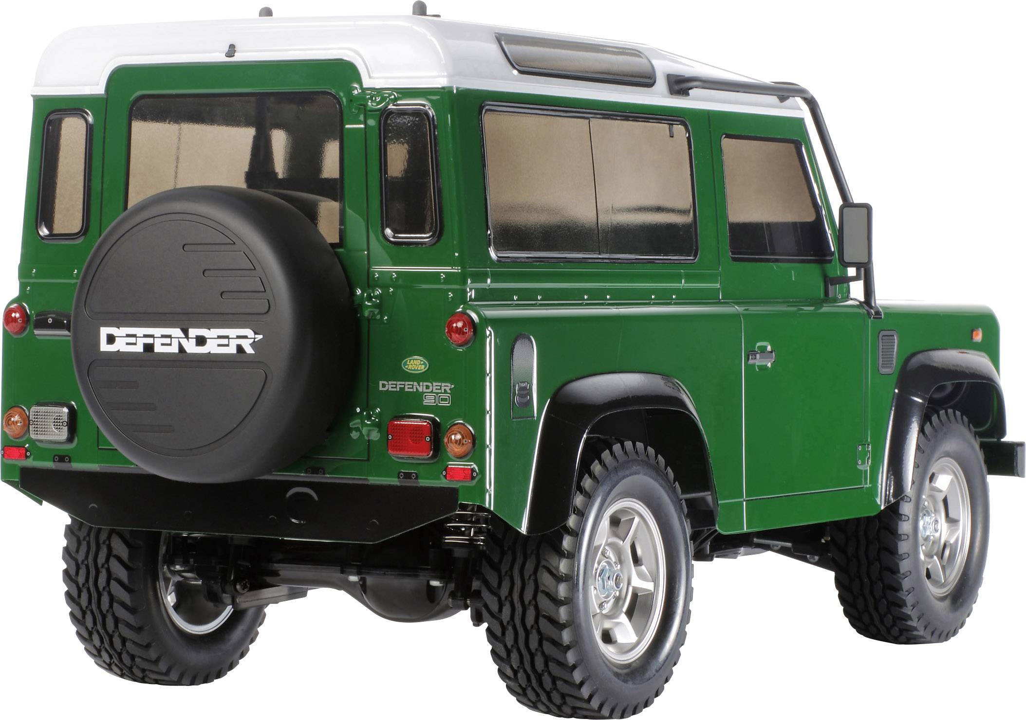 Tamiya Land Rover Defender 90 Brushed 1:10 RC Modellauto Elektro Crawler Allradantrieb (4WD) Bausatz